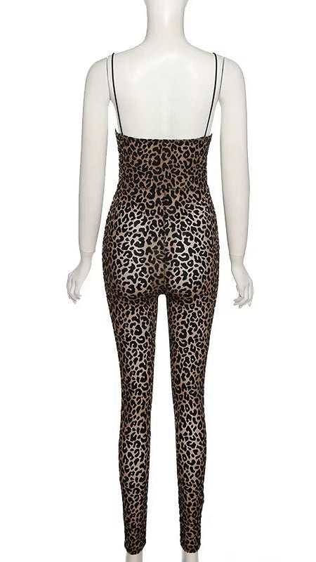 OUDINA Ladies Trend Sexy Backless High Waist Tight Casual Sports Jumpsuit Bodycon Jumpsuits for Women