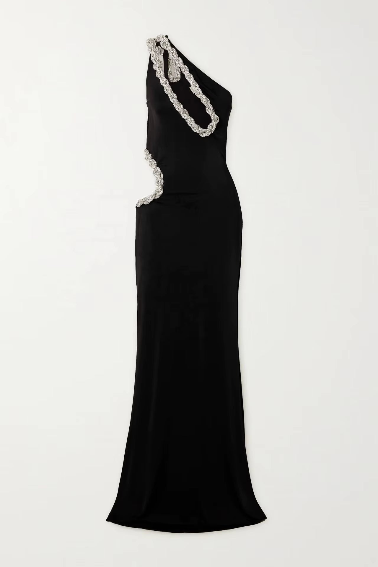  Rhinestone Fishtail Dress 