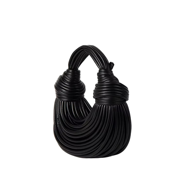 2024 New Fashion Luxury Designer Handbags Woven Noodle Crossbody Bag Rope Knotted Pulled Clutch Bag Women Rainbow Mini Hand Bag