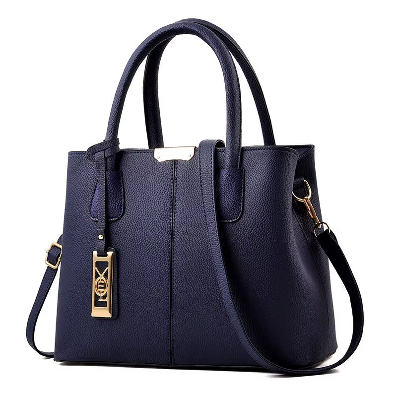 2025 New Fashion All-Match Handbag Simple Mother Bag Large Capacity Shoulder Crossbody Bag