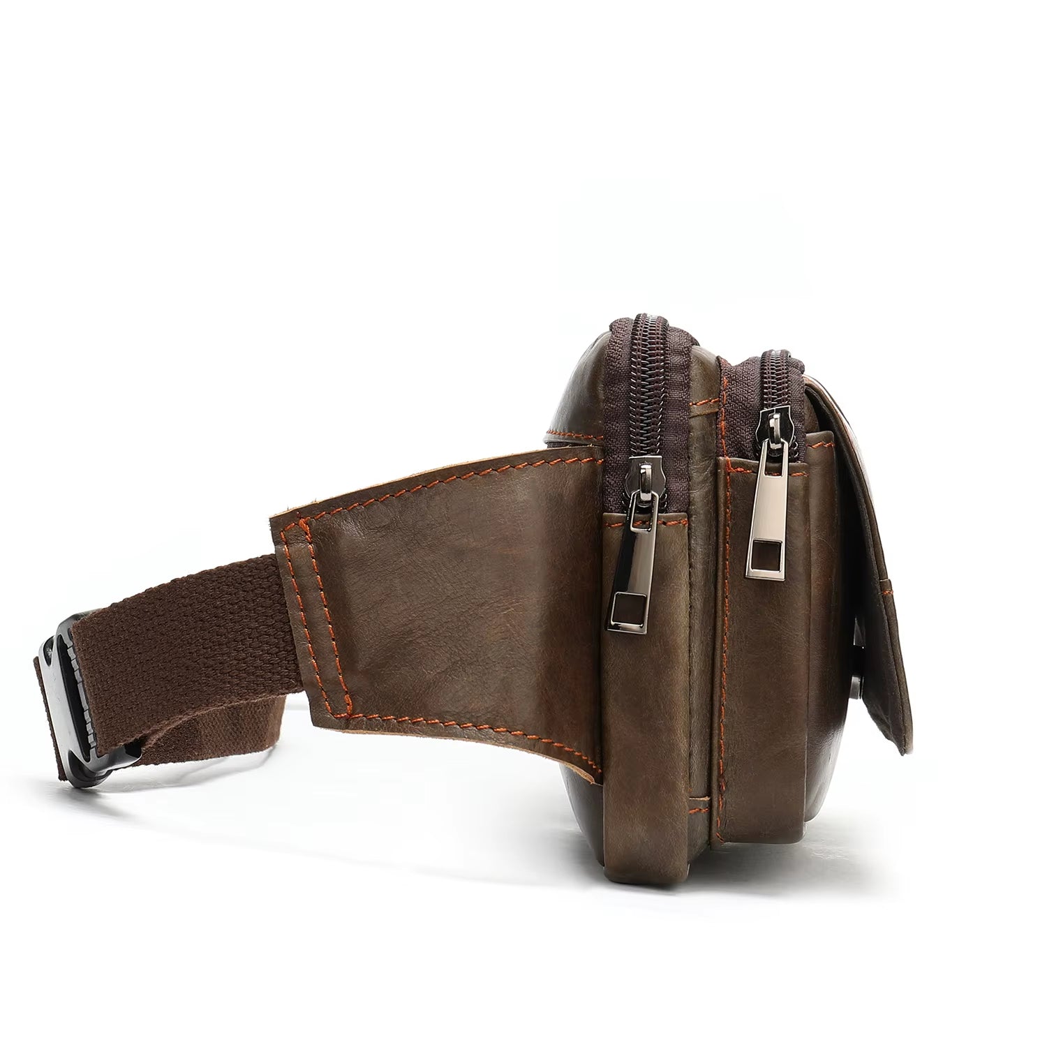 MARRANT Genuine Leather Women Waist Pouch Bag Travel Shoulder Daypack Leather Chest Bags Bags Leather Men Fanny Packs