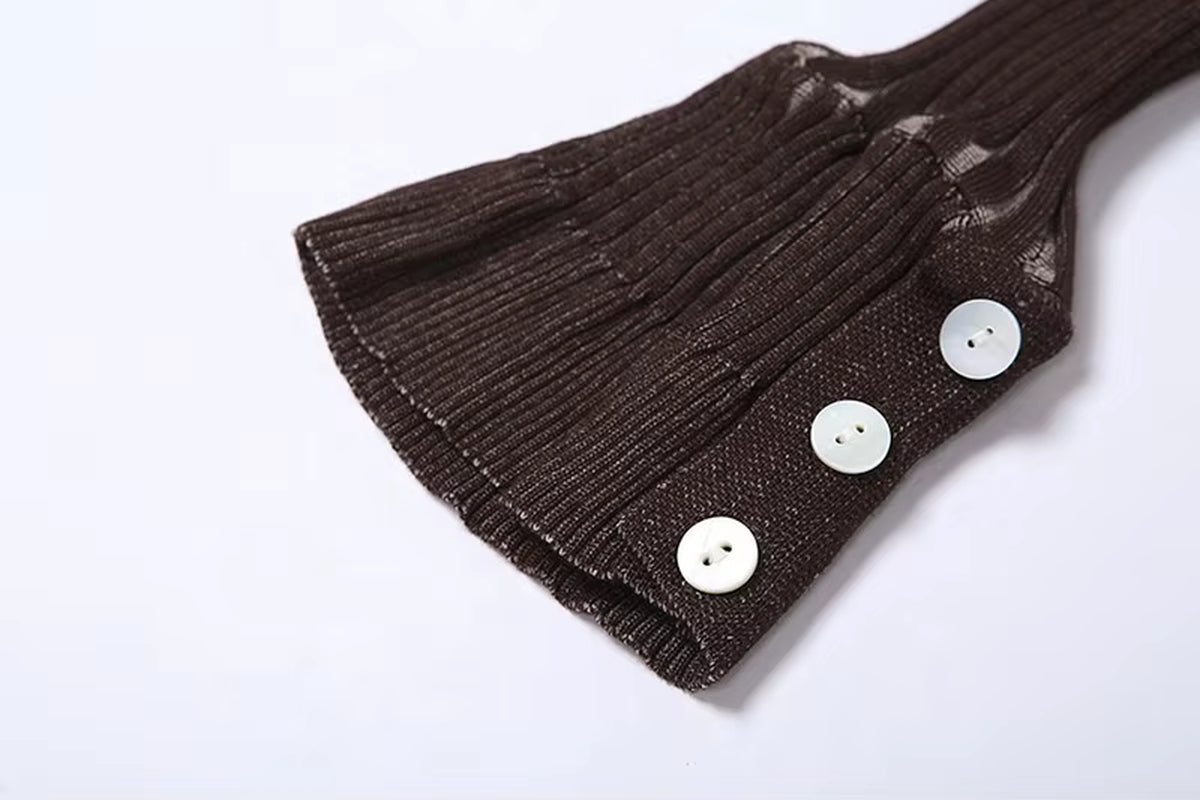 Top Knit Shorts 2 Piece Set 
