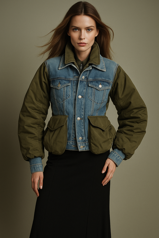 Urban Recon Hybrid Denim Jacket - Stylish, Versatile, and Eco-Friendly for Winter Adventures