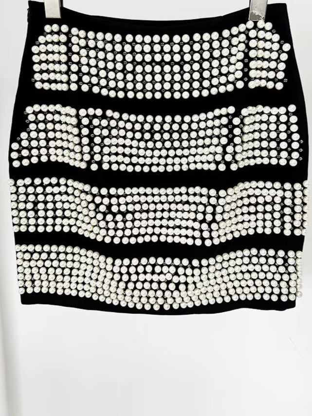 OUDINA Fashion Luxury Style Elegant Blazer Lapel Waist Slim Diamond Rhinestones Suit Jacket Blazers for Ladies