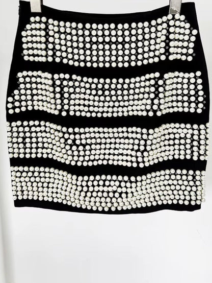 OUDINA Fashion Luxury Style Elegant Blazer Lapel Waist Slim Diamond Rhinestones Suit Jacket Blazers for Ladies
