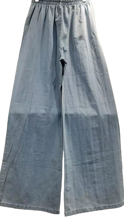 OUDINA Fashion Loose Casual Denim Jacket Set Rhinestones Sparkling Plaid Jeans Set Two Piece Pants Sets