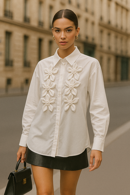 Elevate Your Wardrobe with the Bloomline Vintage Casual Blouse for Women