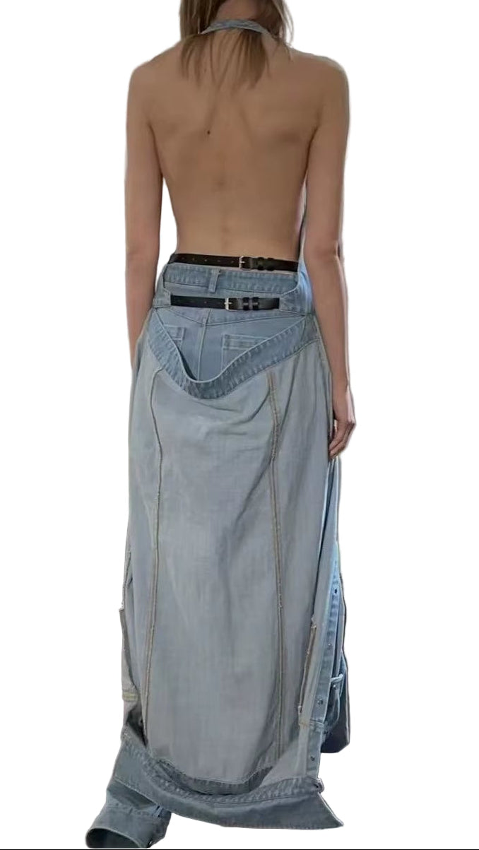 OUDINA Fashion Retro Light Washed Shirt Jacket Casual Ladies Jackets Trend Street Style Denim Jacket