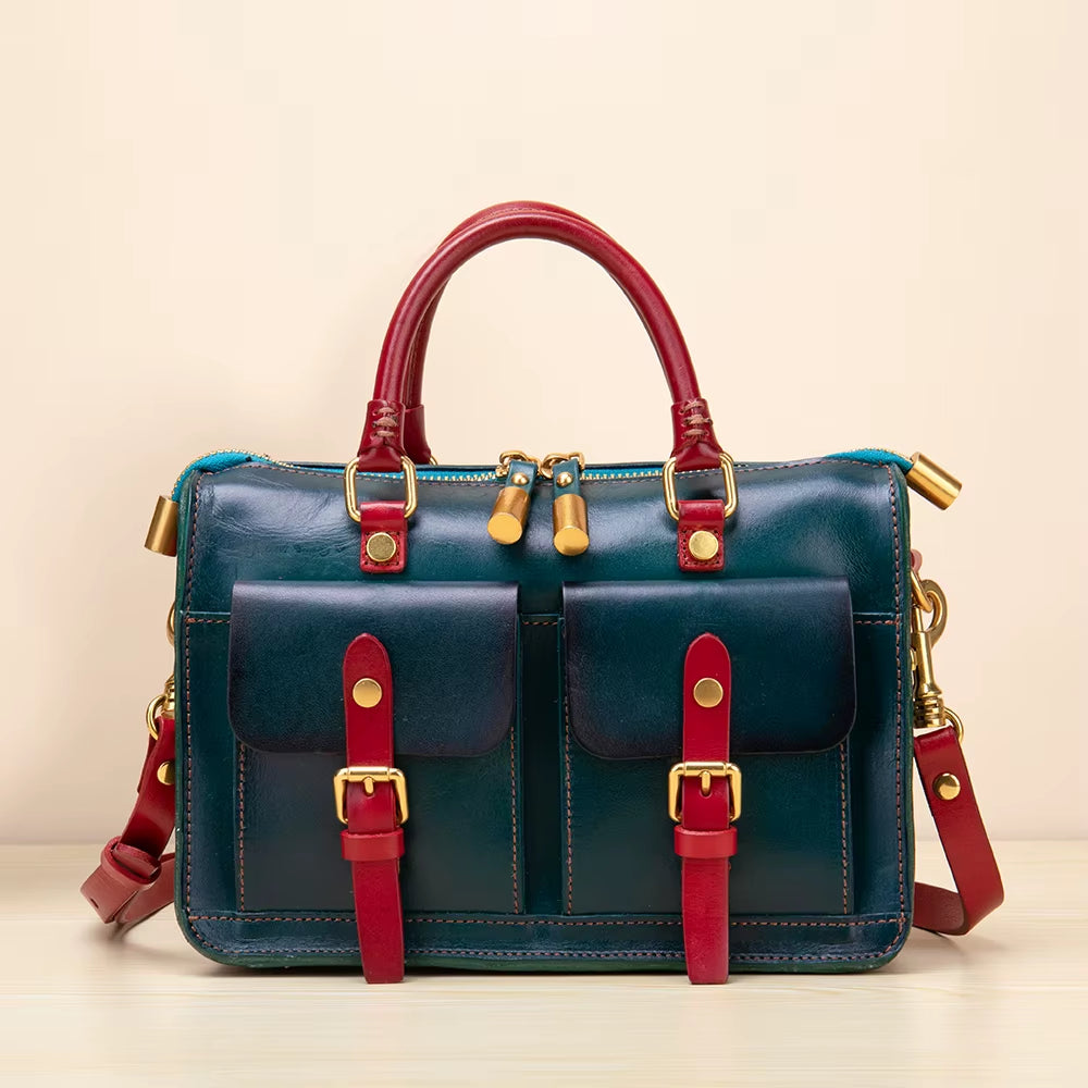 WESTAL Genuine Leather Messenger Bag Crossbody Bags Luxury Handbags Women Small Tote Handbag Shoulder Bags for Women