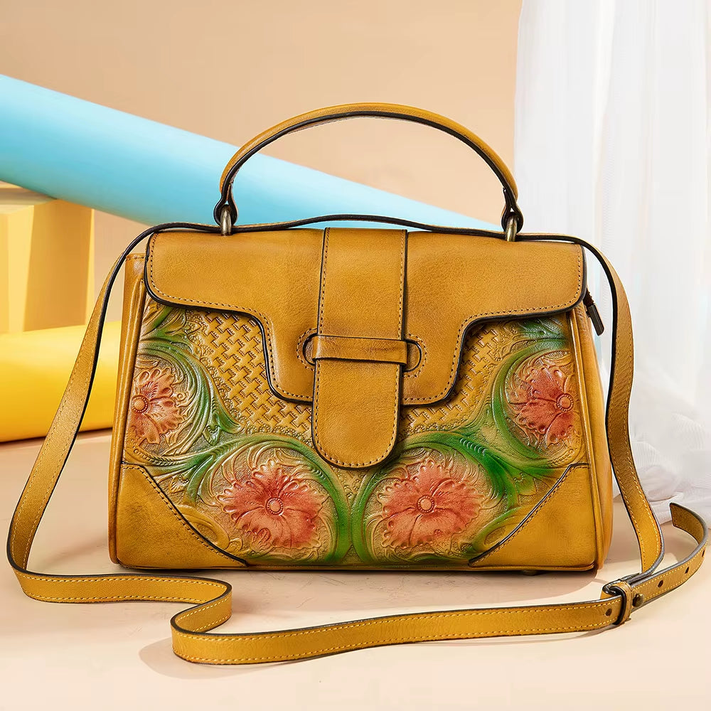 Custom Luxury Handbags Female Top Handle Women Bag Handbag Genuine Leather Handbags for Women