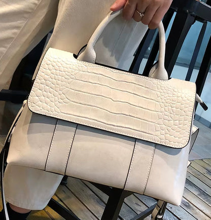 WESTAL Leather Ladies Handbags Large Capacity Leather Shoulder Bag Handbags Genuine Leather Handbags for Women