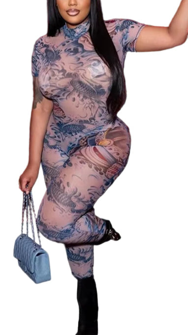 TESSA - Backless Bodycon Jumpsuit