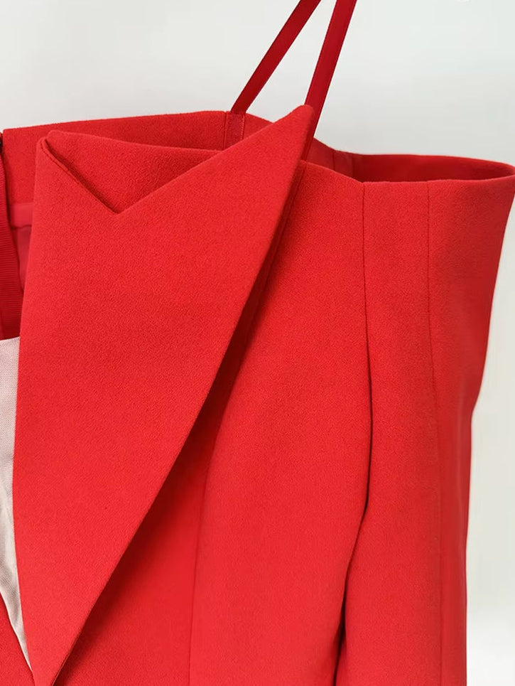  Halter Zipper Blazers 