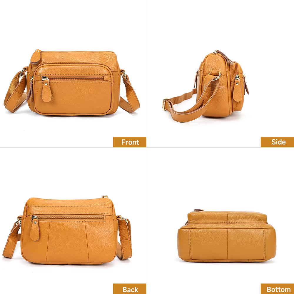 WESTAL Genuine Leather Small Bags Women Handbags Ladies Leather Designer Crossbody Bag Leather Shoulder Bags