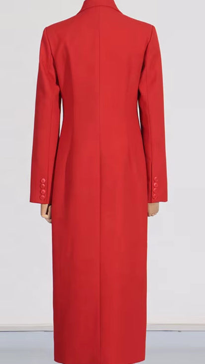 OUDINA Fashion New Elegant Splice Formal Long Ladies Jacket Solid Women Blazer Casual Blazer Jacket