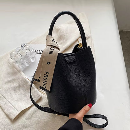 Hot Sale Bucket Bags 2024 Woman'S Popular Small Bucket Hand Bags Females Fashion Scarf Purses for Lady