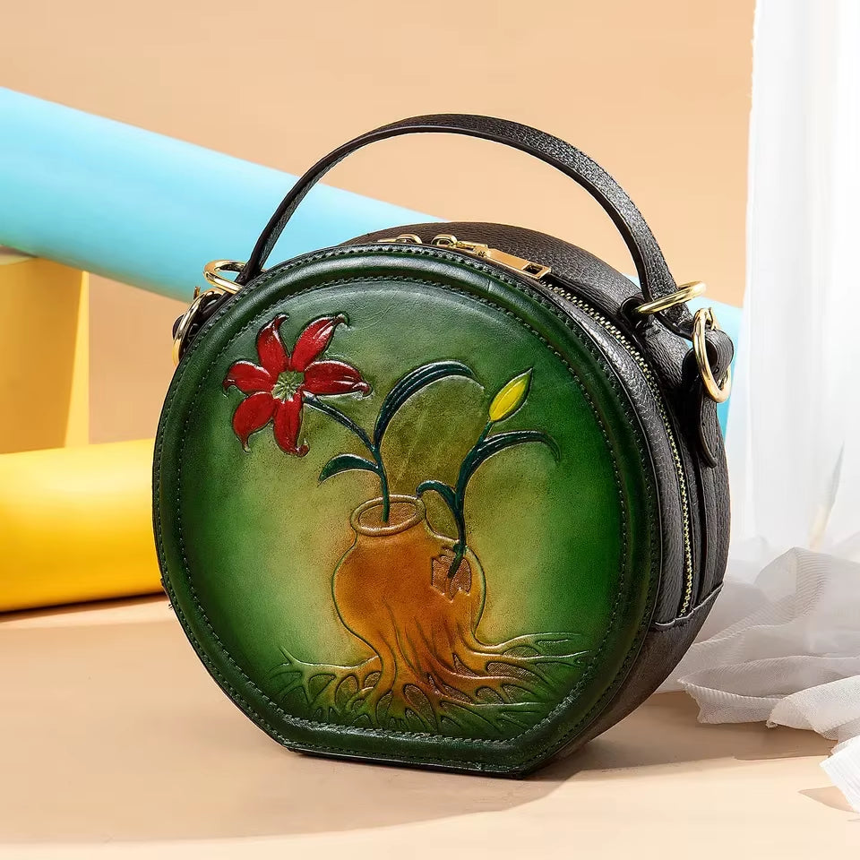 Custom Luxury Handbags Female Top Handle Women Bag Handbag Genuine Leather Handbags for Women