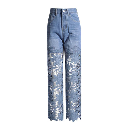 Shadow Bloom Denim Set”