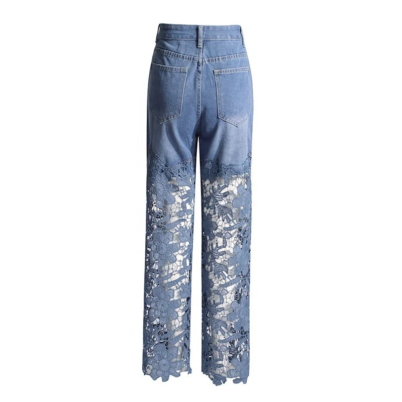 Shadow Bloom Denim Set”