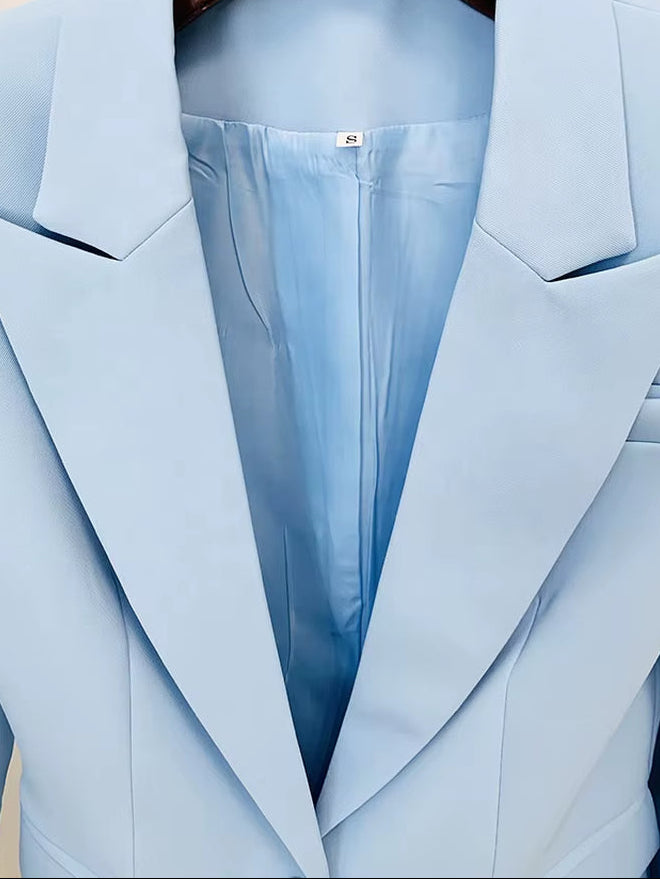 OUDINA Fashionable Wholesale Business One Button Office Formal Jacket Blazer Two Piece Pants Blazers Suit & Tuxedo Women'S Suits