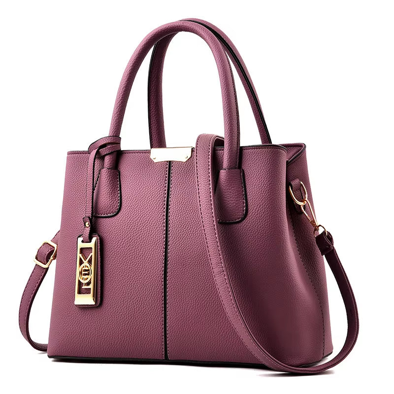 2025 New Fashion All-Match Handbag Simple Mother Bag Large Capacity Shoulder Crossbody Bag