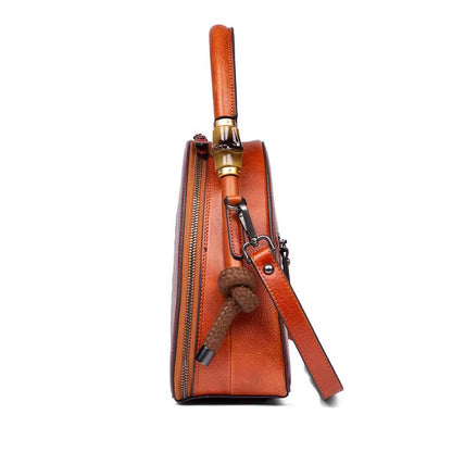 WESTAL Luxury Handmade Embossed Crossbody Bags Women Retro Shell Handbags Women Shoulder Bag Ladies Genuine Leather Handbag