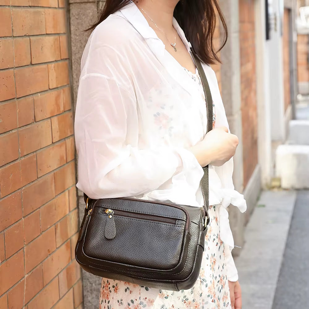 WESTAL Genuine Leather Small Bags Women Handbags Ladies Leather Designer Crossbody Bag Leather Shoulder Bags