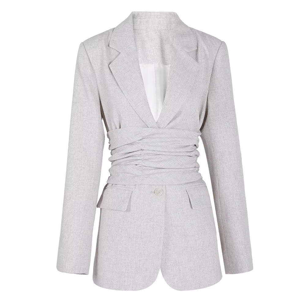 Elevate Your Wardrobe with OUDINA's Stylish Slim Fit Women's Blazer - Perfect for Any Occasion!