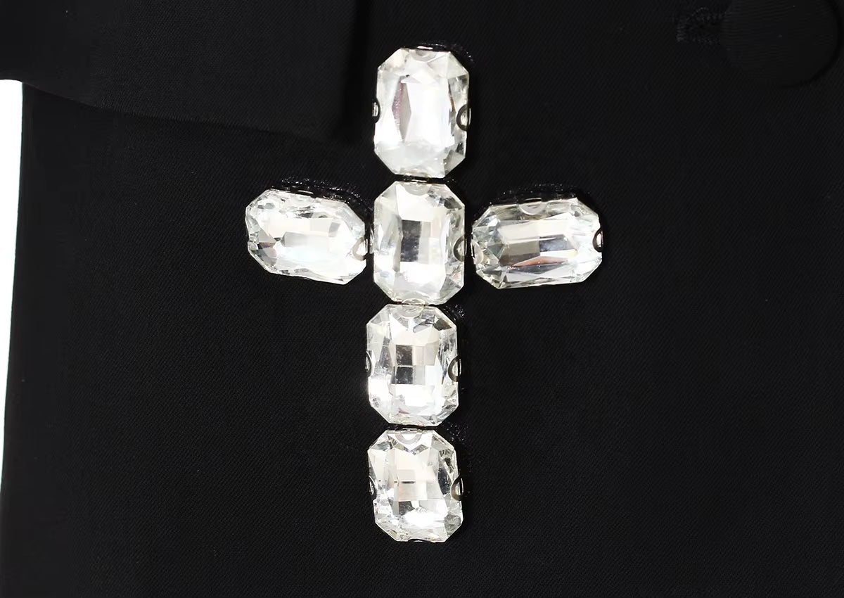 OUDINA Fashion Design Sense Waist Cut Temperament Suit Jacket Femme Ladies Blazers Women