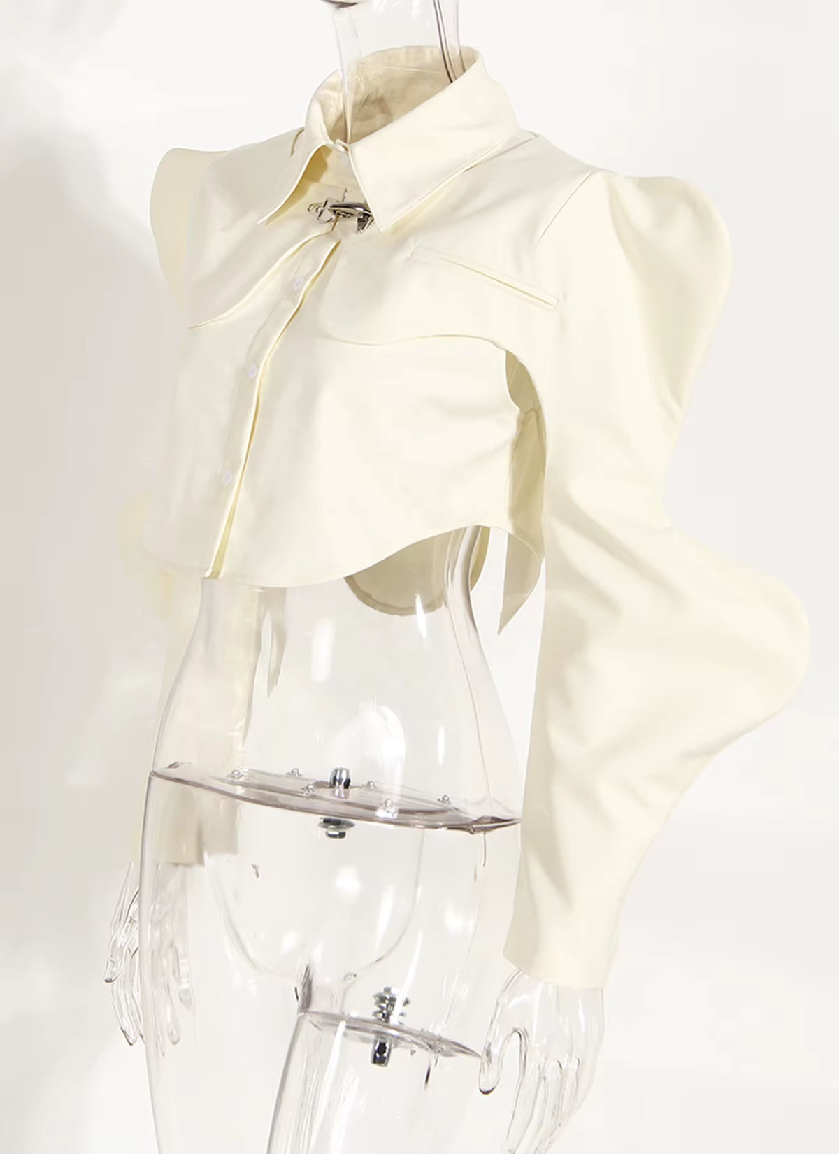  Cropped Two Piece Sets Vest Short Shirt 