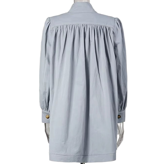 OUDINA Street Fashion Women'S Clothing Casual Long Sleeve Buttoned Loose Denim Jacket Women Jackets