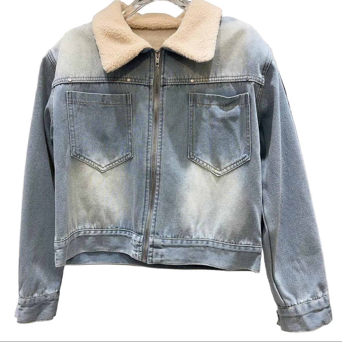 OUDINA Fashion Street Wear Top and Jean Pants Set Women 2 Piece Pant Sets