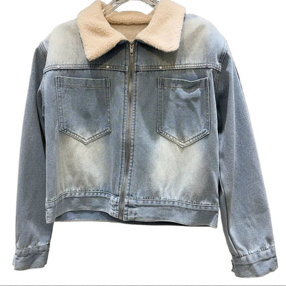 OUDINA Fashion Street Wear Top and Jean Pants Set Women 2 Piece Pant Sets