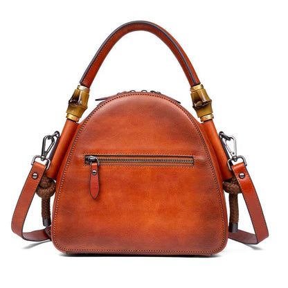 WESTAL Luxury Handmade Embossed Crossbody Bags Women Retro Shell Handbags Women Shoulder Bag Ladies Genuine Leather Handbag