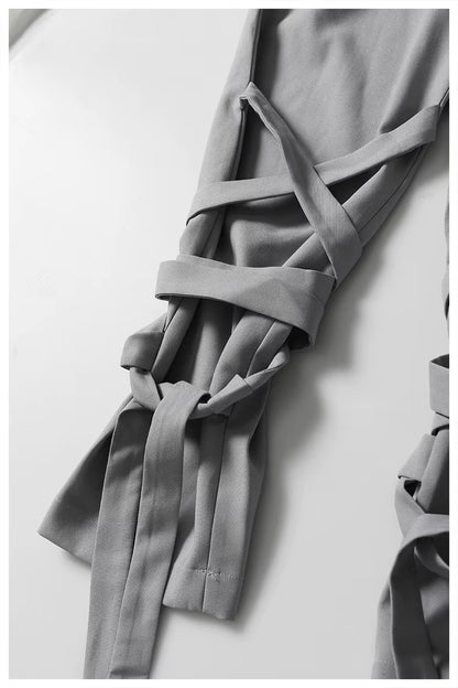 OUDINA Customized Ladies Casual Straight Leg Solid Formal Pant Trousers Pants for Women