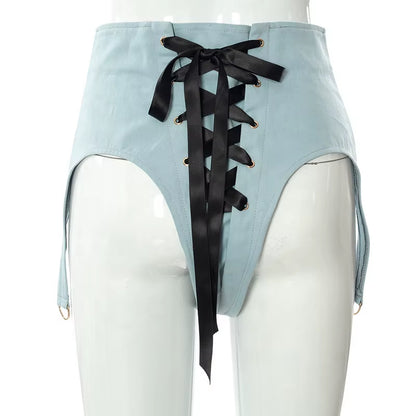 Biker Two Piece Sets Shorts