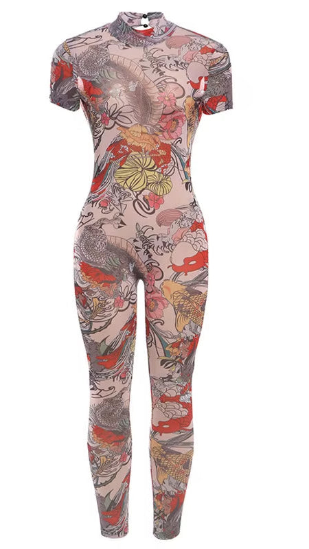 TESSA - Backless Bodycon Jumpsuit