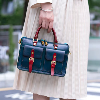 WESTAL Genuine Leather Messenger Bag Crossbody Bags Luxury Handbags Women Small Tote Handbag Shoulder Bags for Women