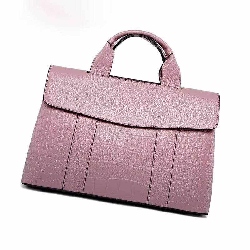 Custom Crocodile Print Women Leather Handbag Ladies Shoulder Crossbody Bags Genuine Leather Women Bag Handbags