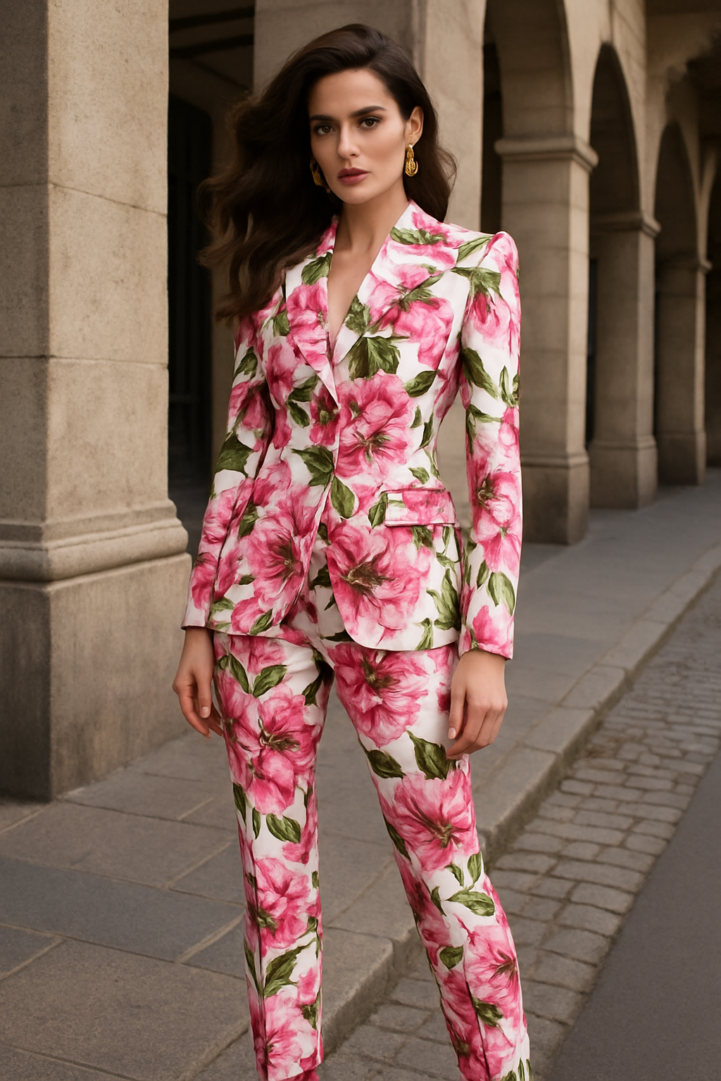 "The Peony Statement Suit"