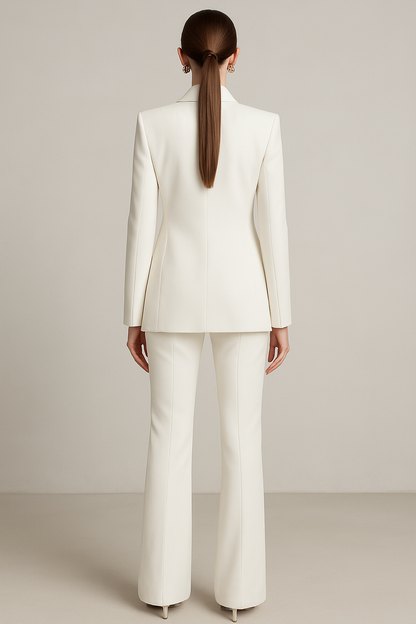 “Aurora Structured Embellished Suit Set”