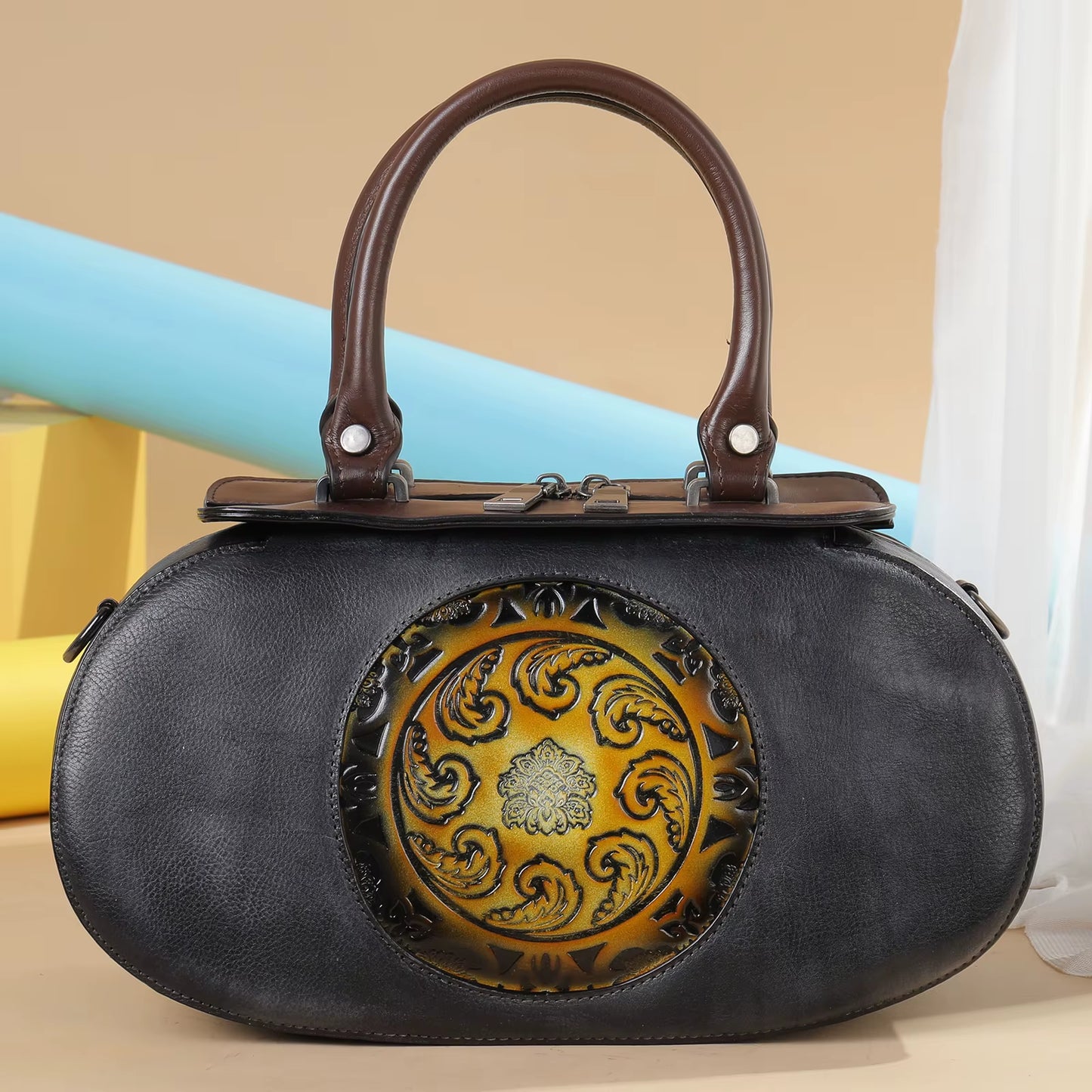 Custom Luxury Handbags Female Top Handle Women Bag Handbag Genuine Leather Handbags for Women