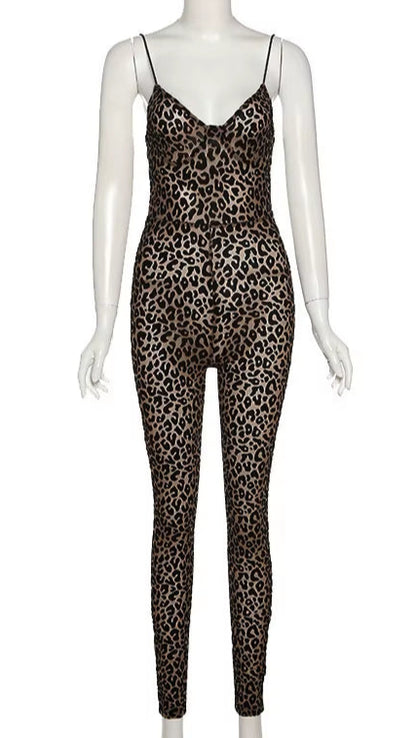 OUDINA Ladies Trend Sexy Backless High Waist Tight Casual Sports Jumpsuit Bodycon Jumpsuits for Women