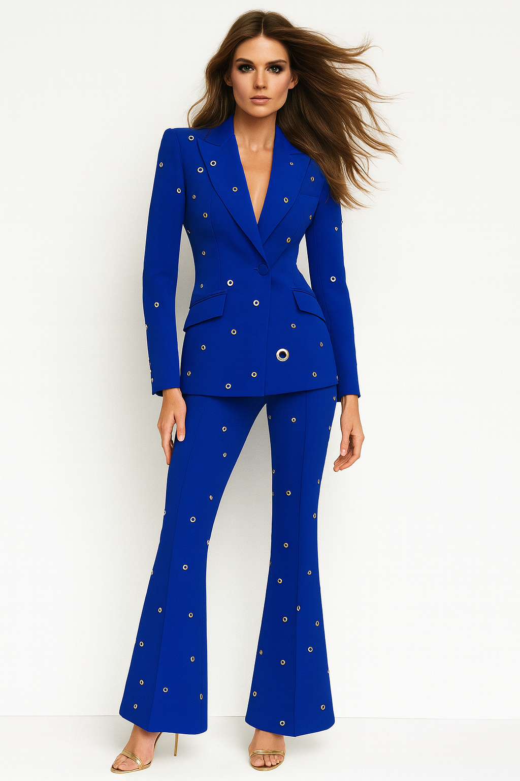 Chic Verdant Allure Women's Business Suit - Effortlessly Elegant and Versatile