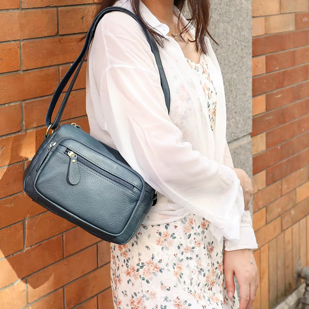 WESTAL Genuine Leather Small Bags Women Handbags Ladies Leather Designer Crossbody Bag Leather Shoulder Bags