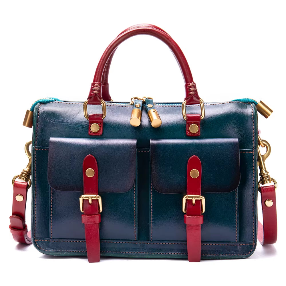 WESTAL Genuine Leather Messenger Bag Crossbody Bags Luxury Handbags Women Small Tote Handbag Shoulder Bags for Women