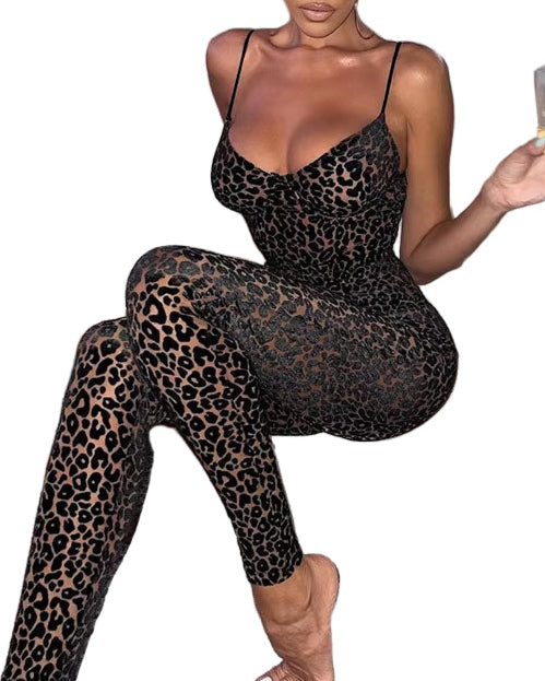 OUDINA Ladies Trend Sexy Backless High Waist Tight Casual Sports Jumpsuit Bodycon Jumpsuits for Women