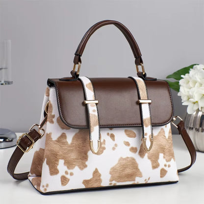 2025 New Designer Luxury Cross Body PU Leather Handbag Ladies Single Strap Genuine Leather Diamond Flower Fashion Polyester