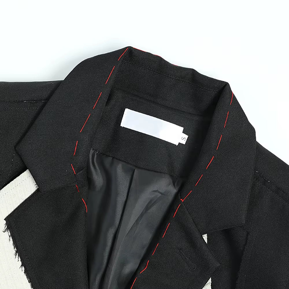 OUDINA New Arrivals Retro Style Long Loose Trench Coat Womens Lapel Custom Windbreaker Jacket