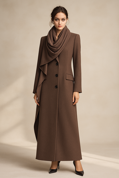 Elevate Your Wardrobe with Our Chic Longline Camel Coat
